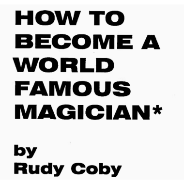 How to Become a World Famous Magician 1