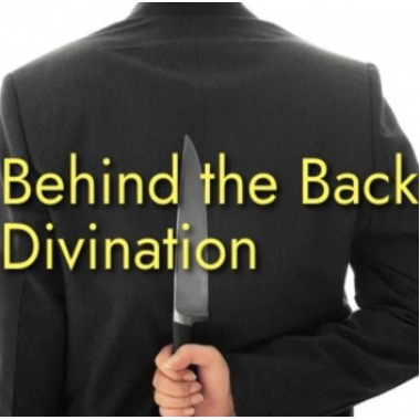 Behind the Back Divination By Unnamed Magician